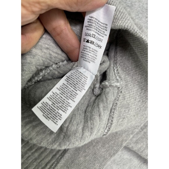 Primark Women's Full Zip Jacket Gray Hooded Elbow Pads Long Sleeve Size Medium - Picture 4 of 11